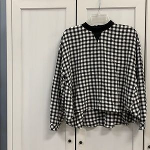 Zara Gingham Top